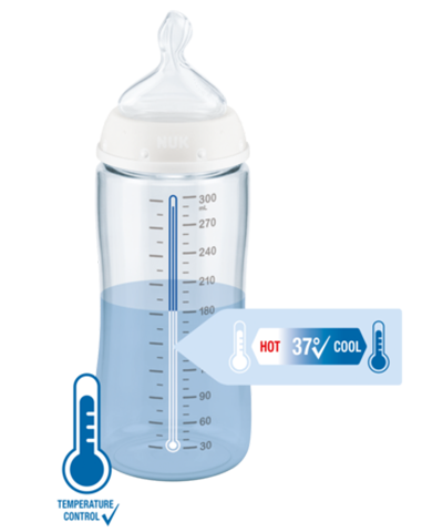 nuk first choice plus babyflasche pa temperature control wei  l 4 1