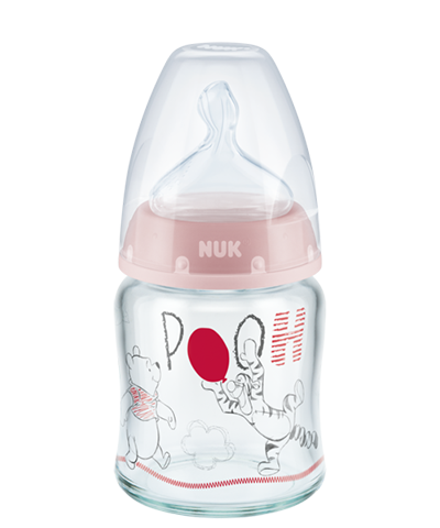 nuk first choice plus winnie the pooh glasflasche 120ml 2 l