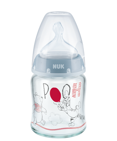 nuk first choice plus winnie the pooh glasflasche 120ml 3 l