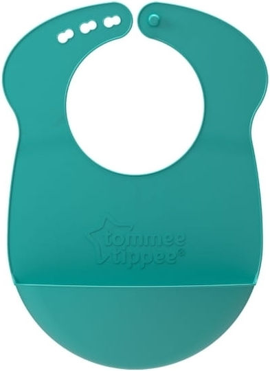 xlarge 20221115141532 tommee tippee adiavrochi saliara silikonis me koumpi roll n go me tsepi prasini gia 6 m